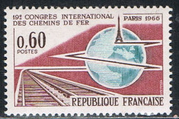 FRANCE : N° 1488 ** (Congrès International Des Chemins De Fer) - PRIX FIXE - Ungebraucht