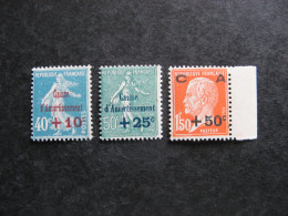 A). TB Série N° 246 Au N° 248, Neufs XX . - Unused Stamps