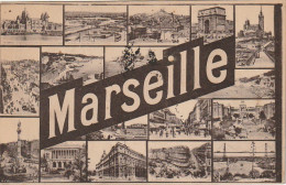 ZY 25-(13) MARSEILLE - CARTE FANTAISIE -  MULTIVUES - 2 SCANS - Sin Clasificación