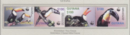 GUYANA 2003 WWF Birds Mi 7626-7629 MNH(**) Fauna 677 - Sonstige & Ohne Zuordnung