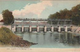 ZY 26 -(14) CAEN - LE BARRAGE - CARTE COLORISEE - 2  SCANS - Caen