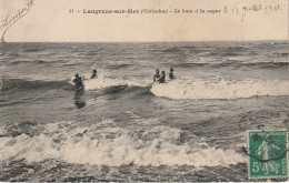 ZY 26 -(14) LANGRUNE SUR MER - LE BAIN A LA VAGUE - ANIMATION - 2  SCANS - Otros & Sin Clasificación