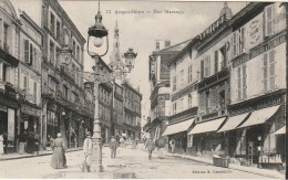 ZY 28-(16) ANGOULEME - RUE MARENGO - ANIMATION - COMMERCES  - 2 SCANS - Angouleme