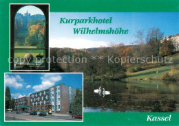 73652416 Wilhelmshoehe Kassel Kurparkhotel Schwanenteich Bergpark Schloss Blick  - Kassel