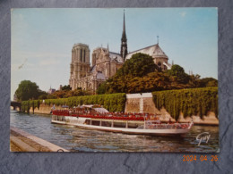 LA SEINE ET LA CATHEDRALE NOTRE DAME - Die Seine Und Ihre Ufer