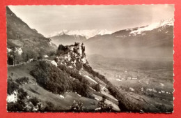 73 - SAVOIE - SAINT PIERRE D'ALBIGNY - CPSM 375 - Chateau De Miolans / Mont Blanc - éd G. BLANC - Saint Pierre D'Albigny