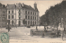 ZY 28-(16) ANGOULEME - PLACE ET L' HOTEL DE LA POSTE - 2 SCANS - Angouleme