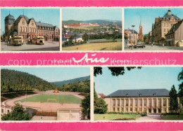73652393 Aue Erzgebirge Post Altmarkt Stadion Kulturhaus Gesamtansicht Aue Erzge - Aue