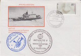 Germany Antarktis V Winter Expediton 1986 Ca Polarstern 07.09.1986 (GS223) - Barcos Polares Y Rompehielos