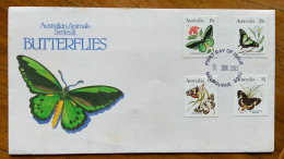 FARFALLE -BUTTERFLIES - AUSTRALIA - EMISSIONE MELBOURN 1983 - Kostüme