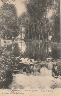 ZY 33-(21) CHATEAU DE LIGNEROLLES - BASSIN ET CASCADE - ANIMATION - JARDINIER  - EDIT. BOGUREAU , CHATILLON S/ SEINE - Otros & Sin Clasificación