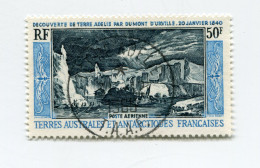 T. A. A. F.  PA 8 O DECOUVERTE DE LA TERRE ADELIE PAR DUMONT D'URVILLE - Oblitérés