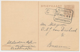 Treinblokstempel Vlissingen-s Hertogenbosch II 1924 Krabbendijke - Zonder Classificatie