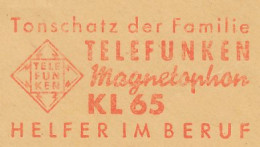 Meter Cut Germany 1956 Tape Recorder - Telefunken - Music