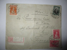 Enveloppe Recommandé De Stamboul (Turquie)..1927..vers Les Presses Universitaires De France...Paris... - Cartas & Documentos