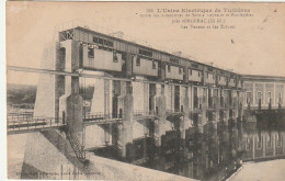 ZY 36-(24) L' USINE ELECTRIQUE DE TUILIERES ENTRE LES COMMUNES DE SAINT CAPRAISE ET MOULEYDIER -  VANNES ET  ECLUSES - Otros & Sin Clasificación