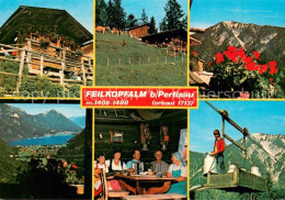 73652318 Pertisau Achensee Feilkopfalm Rundblick Ins Karwendelgebirge Und Achens - Autres & Non Classés