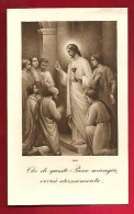 Image Pieuse Ed ? 1223 Chi Di Questo Pane Mangia Vivra Eternamente - Italien - Celui Qui Mange De Ce Pain ... Dos Vierge - Devotieprenten