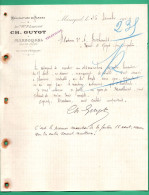 62 Maresquel Guyot Ch Anciennement Laligant Manufacture De Papier 16 Décembre 1905 - Drukkerij & Papieren