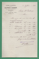 59 Roubaix Dubar Alfred Laines Et Déchets 12  Juin 1909 - Kleidung & Textil