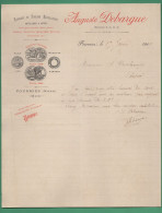 59 Fourmies Debargue Auguste Fabrique De Fuseaux Régulateurs Métalliques Et Autres 1 Juin 1909 - Textile & Clothing