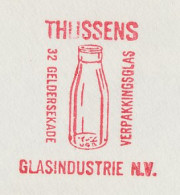 Meter Cover Netherlands 1964 Glass Industry - Bottle - Vidrios Y Vitrales