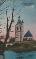 ZY 40-(28) NOGENT LE ROTROU - EGLISE ST HILAIRE ET BORDS DE L' HUISNE - CARTE COLORISEE - 2 SCANS - Nogent Le Rotrou