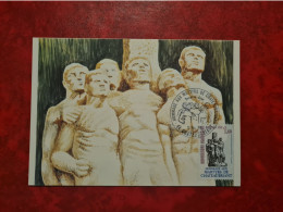 Carte Maximum 1981 HOMMAGE AUX MARTYRS DE CHATEAUBRIANT - 1980-1989