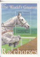 2001 Sierra Leone World' Greatest Racehorses Horses Gambling Souvenir Sheet MNH - Sierra Leone (1961-...)