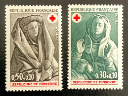 1973 FRANCE N 1779/80 CROIX ROUGE SÉPULCRE DE TONNERRE - NEUF** - Ongebruikt