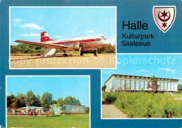 73652248 Halle Saale Kulturpark Saaleaue Verkehrsflugzeug Iljuschin IL 14 Cafe K - Halle (Saale)