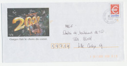 Postal Stationery / PAP France 2002 Sandglass - Millenium - Relojería