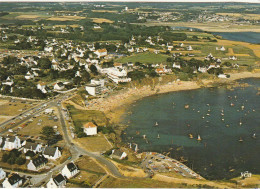 ZY 41-(29) LE POULDU  EN CLOHARS CARNOET - LA PLAGE , LES HOTELS , L' ESTUAIRE DE LA LAITA - VUE AERIENNE  - 2 SCANS - Le Pouldu