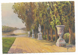 VERSAILLES - RARE - Le Tapis Vert Et Le Grand Canal - Edit. D'Art Yvon - - Versailles (Château)