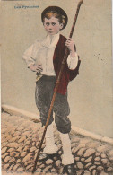 ZY 42- LES PYRENEES - UN GUIDE DE 13 ANS - CARTE COLORISEE - 2 SCANS - Personnages