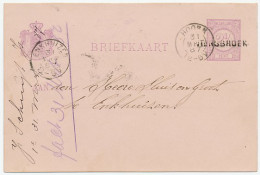 Naamstempel Hensbroek 1887 - Storia Postale