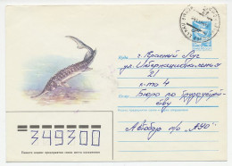 Postal Stationery Soviet Union 1986 Fish - Sturgeon - Poissons