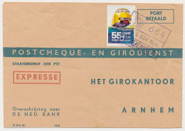 Dienst Expresse Treinbrief Vriezenveen - Arnhem 1976 - Zonder Classificatie
