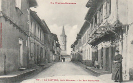 ZY 45-(31) LE CASTERA , PRES LEVIGNAC - LA RUE PRINCIPALE - LABOUCHE FRERES , TOULOUSE - 2 SCANS - Otros & Sin Clasificación