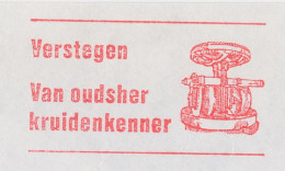 Meter Cover Netherlands 1984 Spice Grinder - Rotterdam - Levensmiddelen