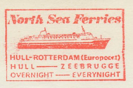 Meter Cut GB / UK 1982 North Sea Ferries - Hull - Rotterdam  - Barche