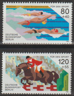 Berlin, 1986, Mi.Nr. 751-752 ** -  Ein Satz "Sporthilfe" - Ongebruikt