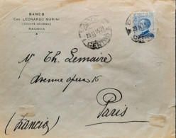 Enveloppe Du 29 Novembre 1915 Pour Paris - Lettere