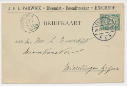 Firma Briefkaart Enschede 1911 - Bloemist - Boomkweker - Unclassified