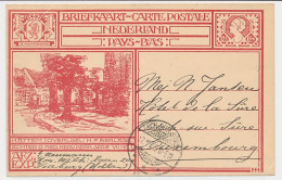 Briefkaart G. 199 K ( Hattem ) Stempel Luxemburg 1925 - Material Postal