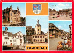 73652172 Glauchau Post Schloss Hinterglauchau Rathaus Markt Dr Friedrichs Strass - Glauchau