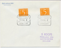 Treinblokstempel : Leeuwarden - Utrecht E 1966 - Unclassified