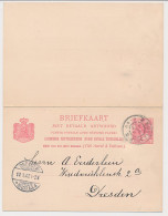 Briefkaart G. 54 A Rotterdam - Dresden Duitsland 1902 - Entiers Postaux