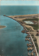 ZY 49-(34) VALRAS PLAGE  - LA DIGUE ET L' EMBOUCHURE DE L' ORB - VUE AERIENNE - 2 SCANS - Otros & Sin Clasificación