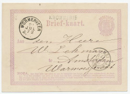 Naamstempel Krommenie 1872 - Lettres & Documents